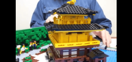 【神業】レゴで作られた飛び出す金閣寺がスゴすぎる
