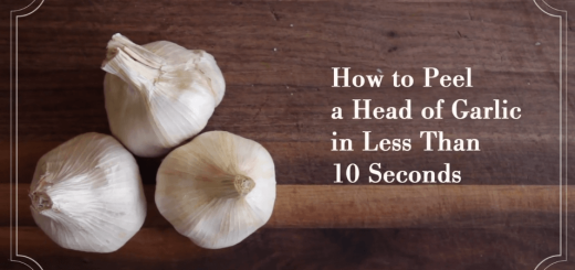 たった10秒でにんにくの皮をむく画期的な裏ワザ