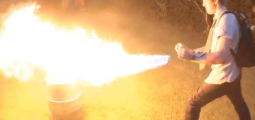 X-MENの悪役”パイロ”の火炎放射器を作ってみた！【絶対にマネしないでください】